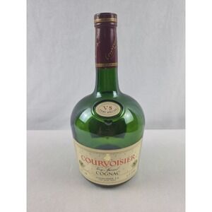 Courvoisier French Cognac Empty Green Bottle VS Very Special 1 L Empty Bottle